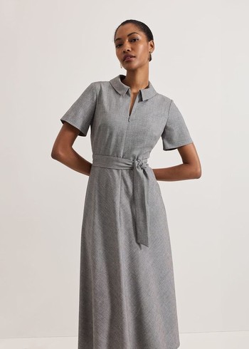 Phase Eight Silvia Tonic Dress Grey Canada | BYGQHN-236